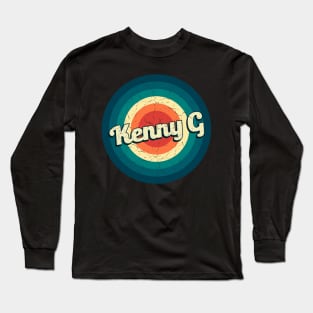 Graphic Kenny G Name Retro Vintage Circle Long Sleeve T-Shirt